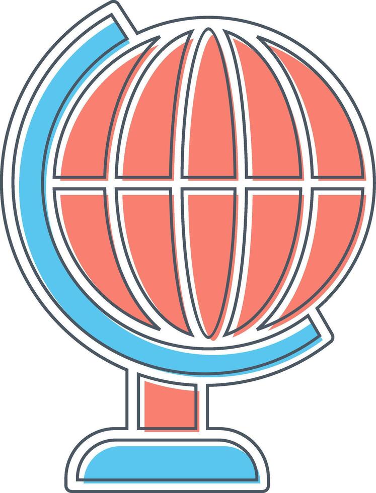 mundo globo vector icono