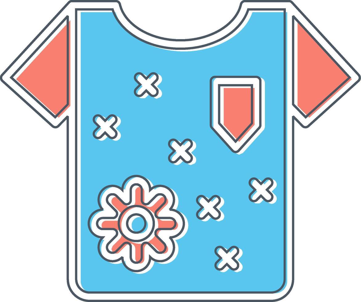 icono de vector de ropa