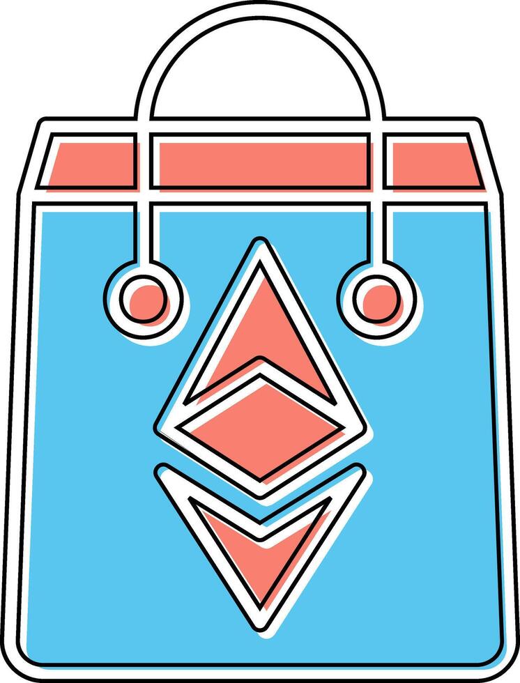 Ethereum Bag Vector Icon