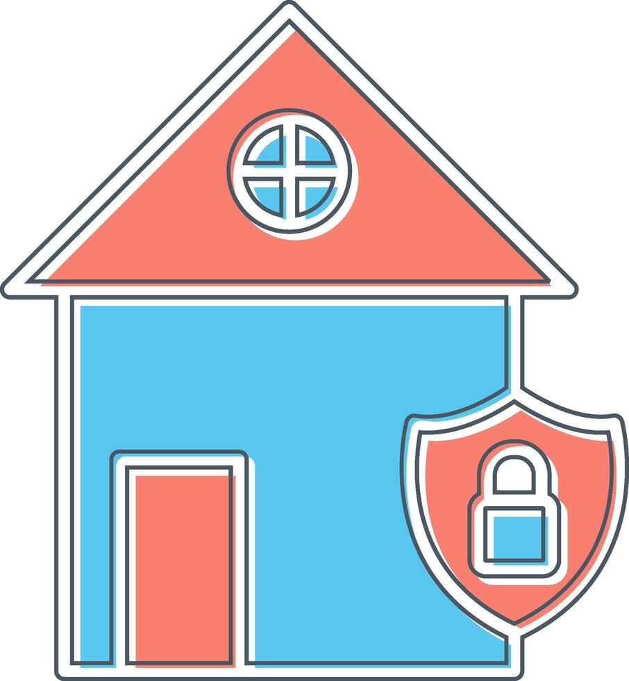 Home Security Vector Icon