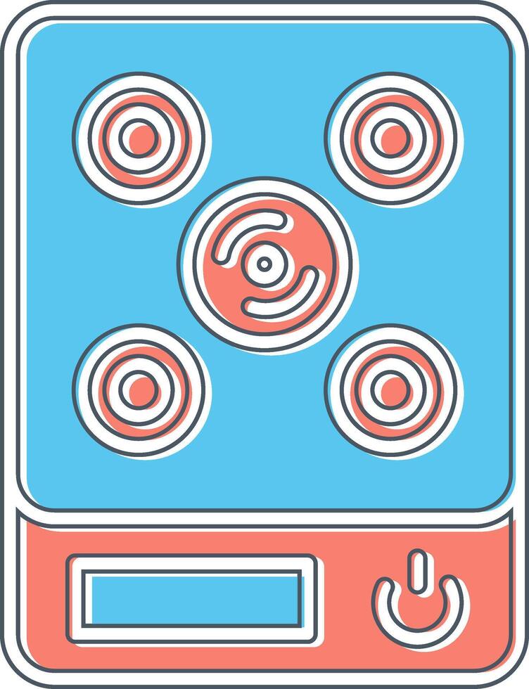 Induction Stove Vector Icon