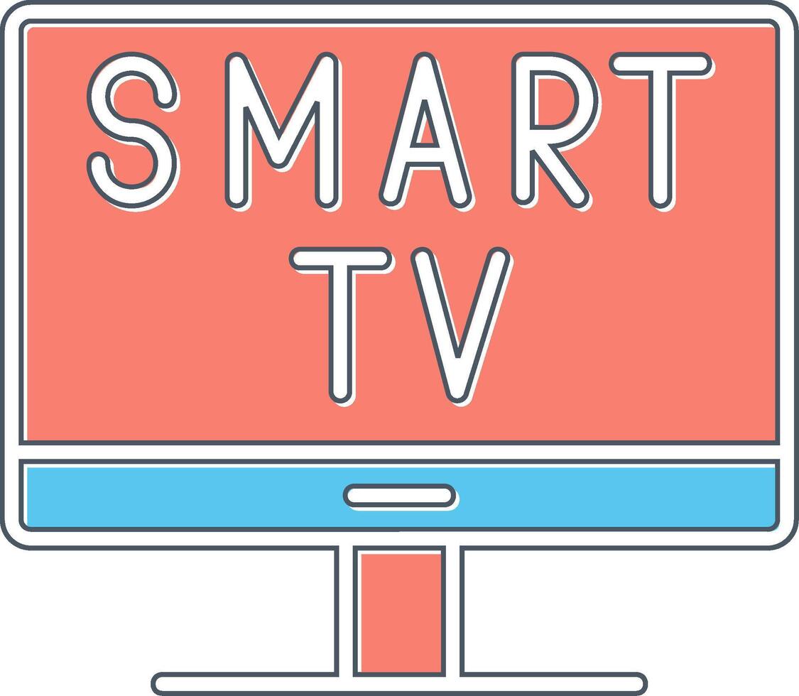 Smart Tv Vector Icon