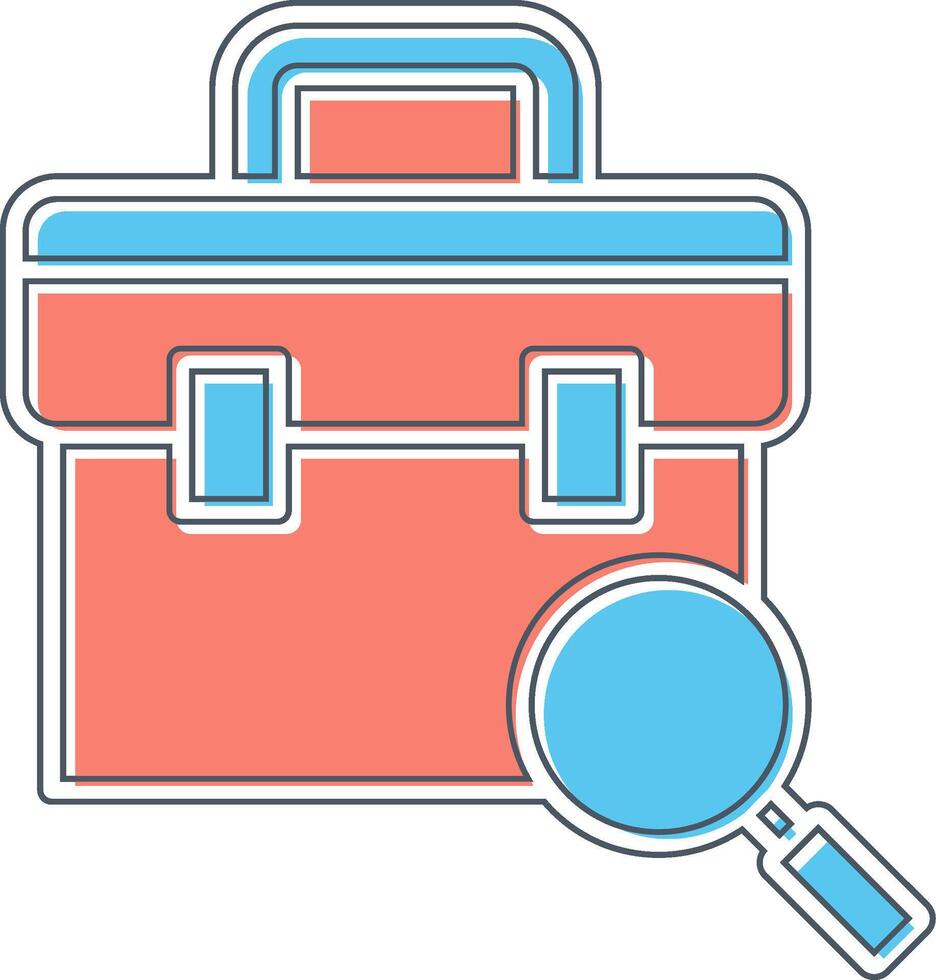 Jobs Search Vector Icon