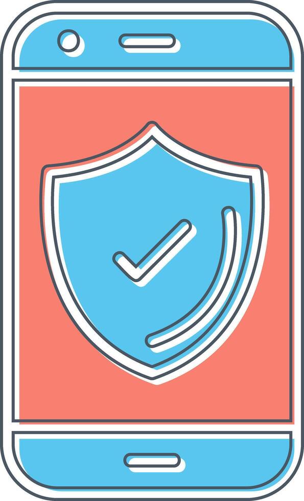 Phone Shield Vector Icon