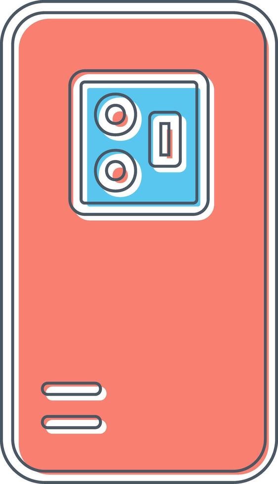 Mobile Back Camera Vector Icon