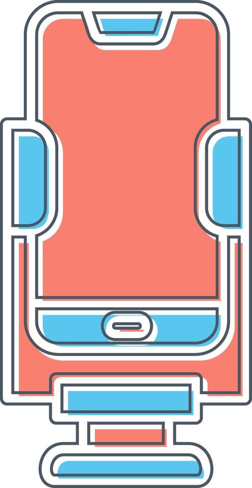 Smartphone Stand Vector Icon