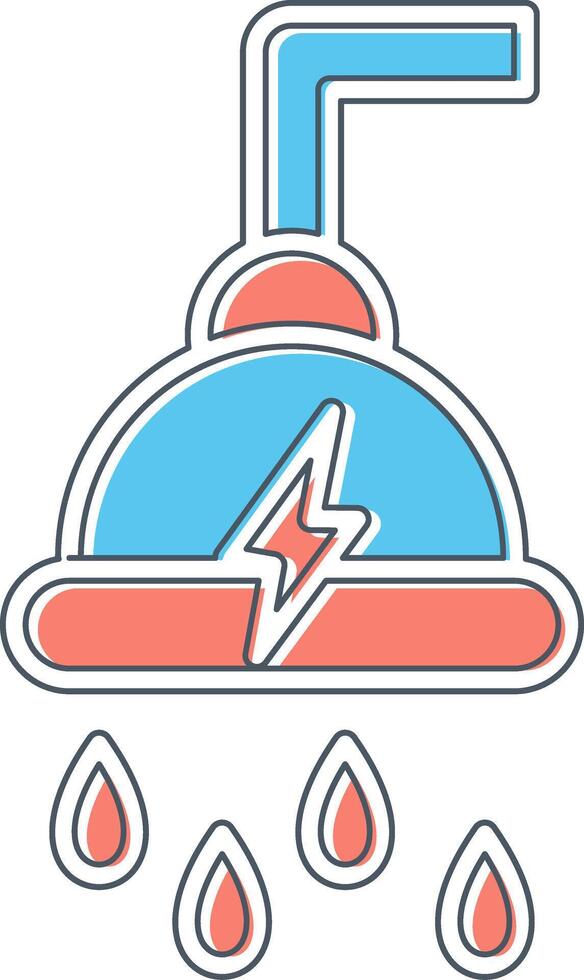 Power Shower Vector Icon