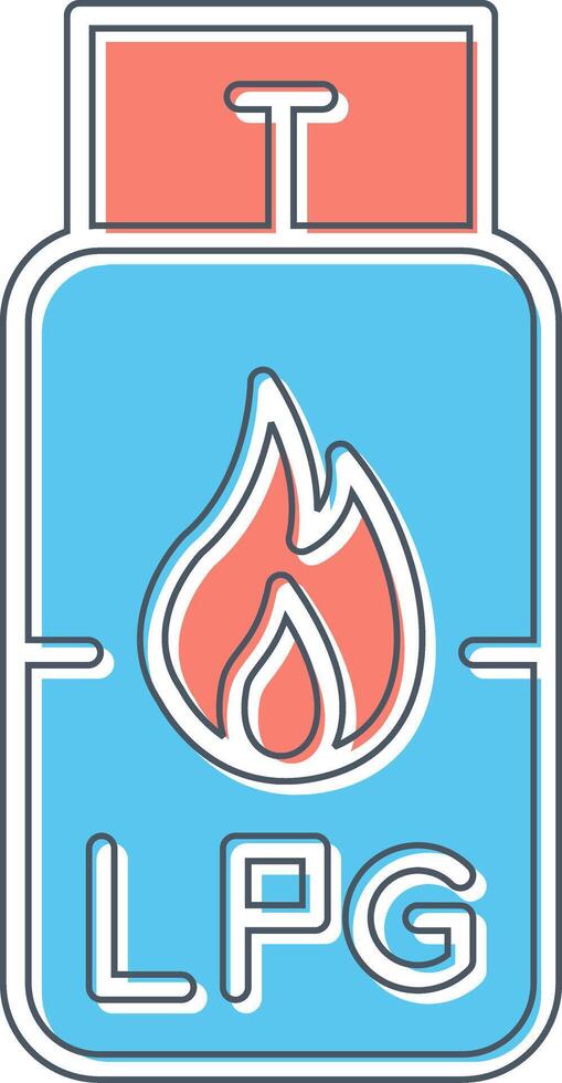 Gas Cylinder Vector Icon