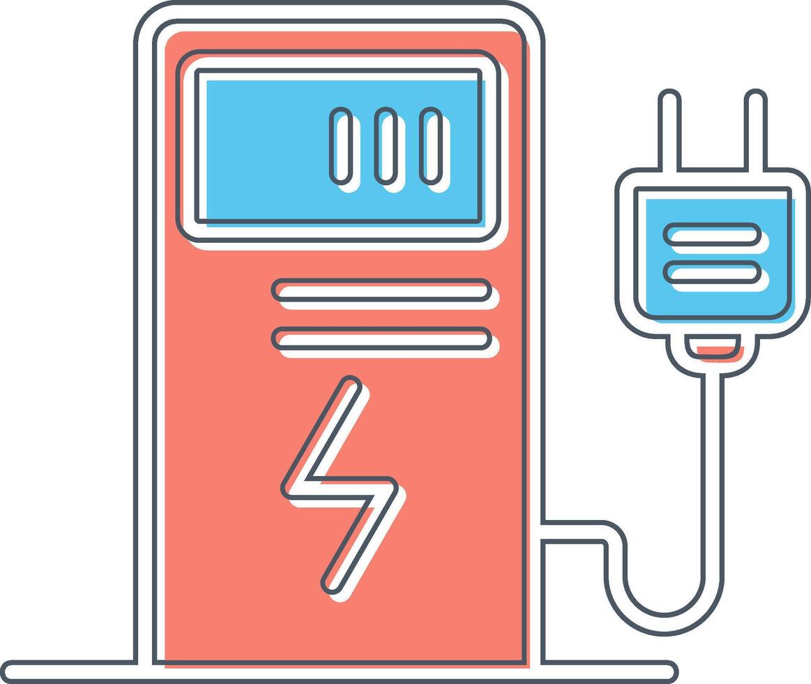 Electric Charge Vector Icon