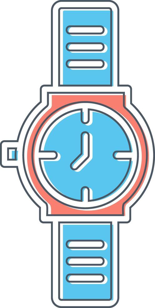 reloj, vector, icono vector