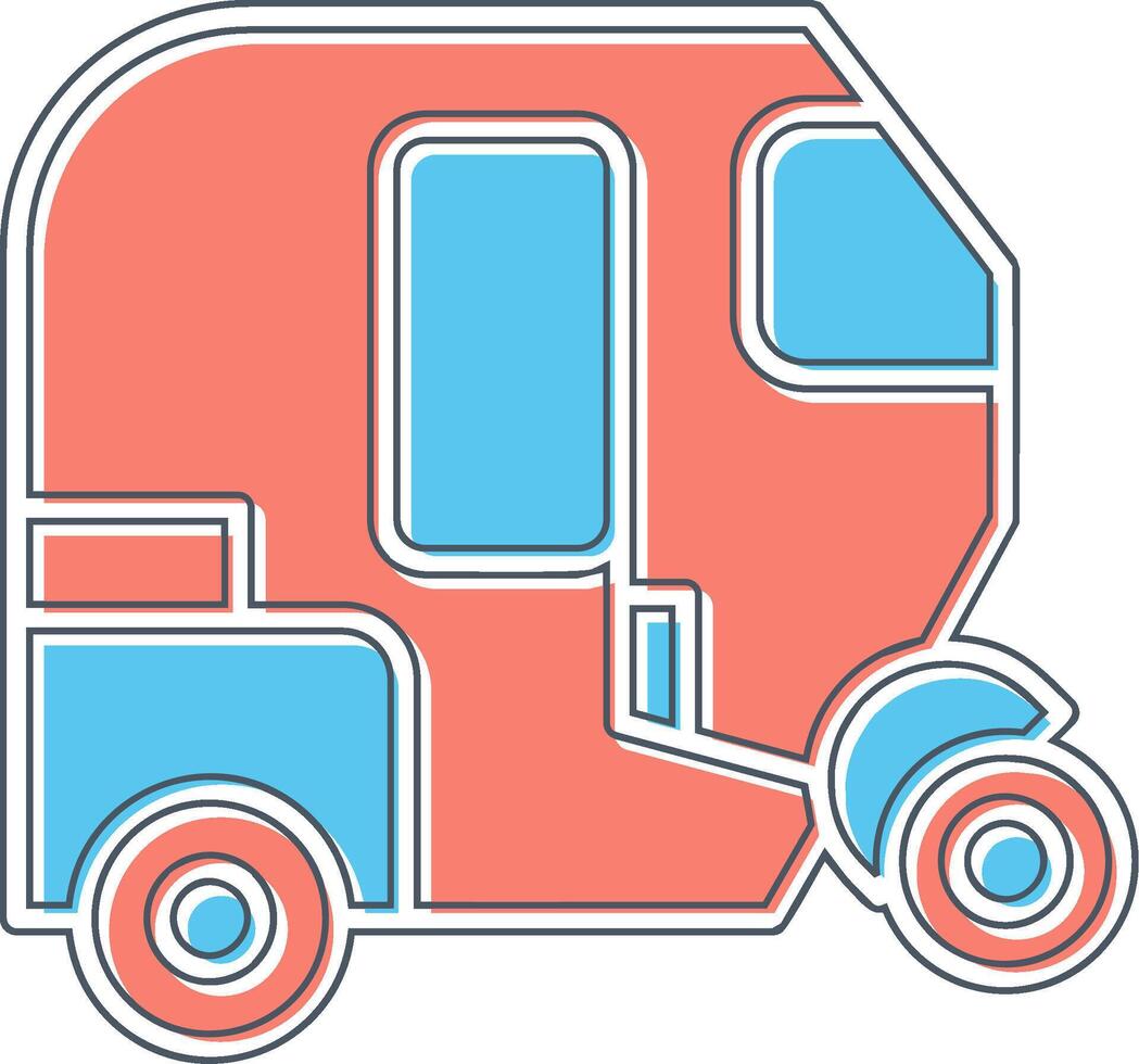 Tuk Tuk Vector Icon