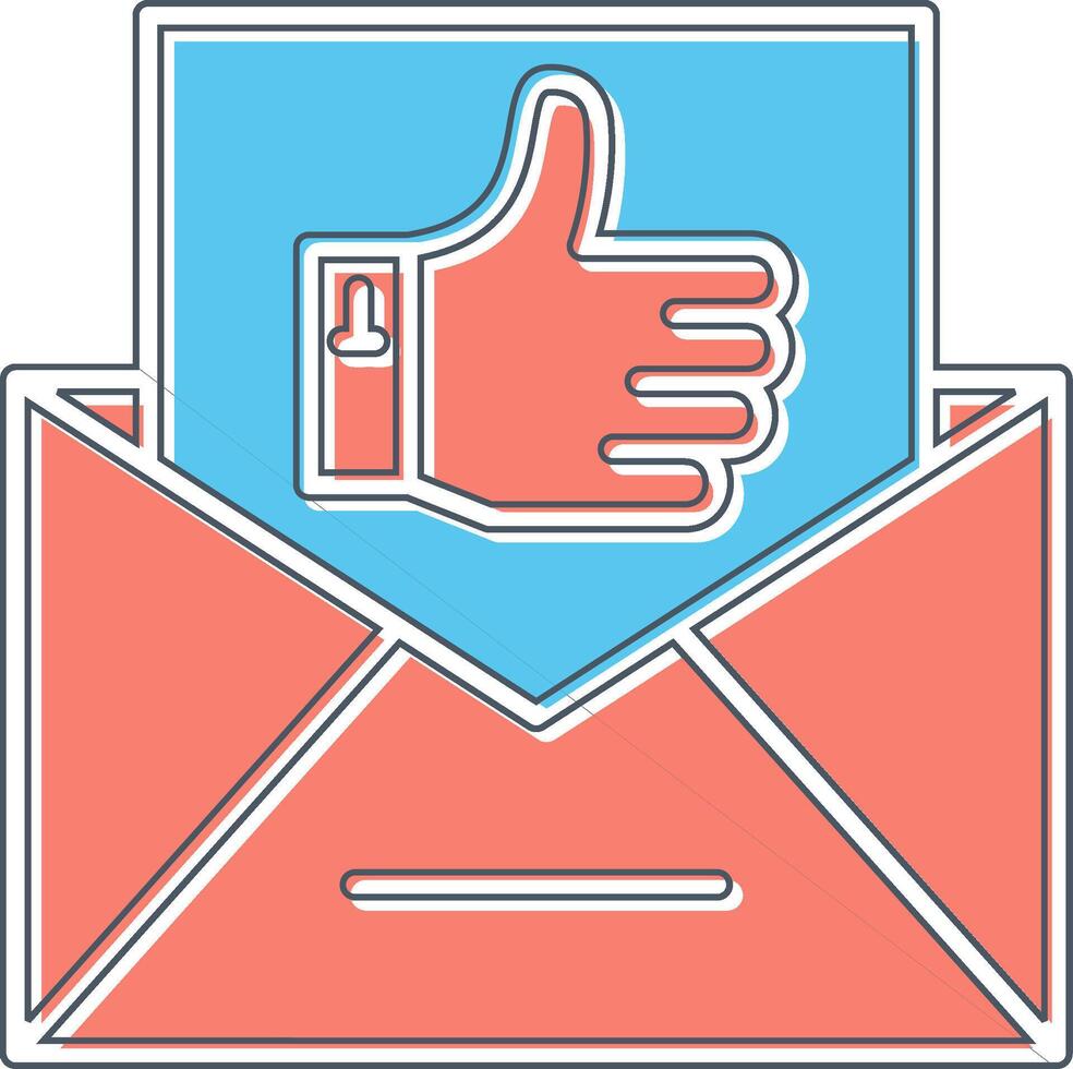 Email Like Vector Icon