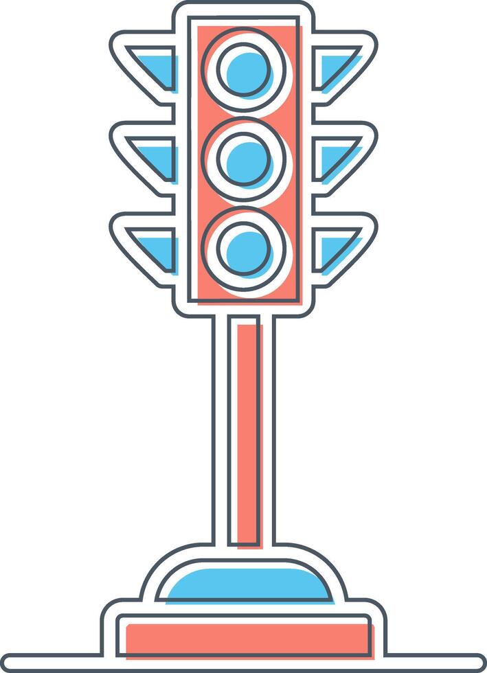 Traffic light Vector Icon