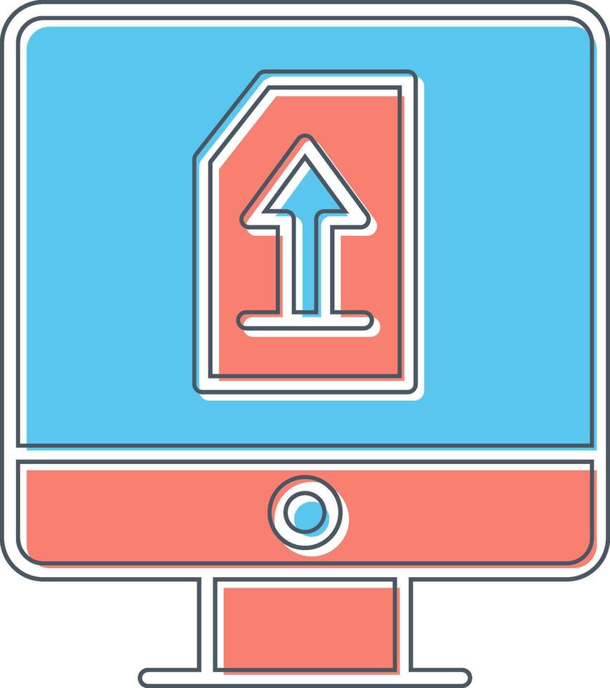 Upload File Vector Icon