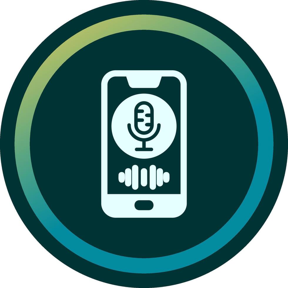 Voice Assistant Vector Icon