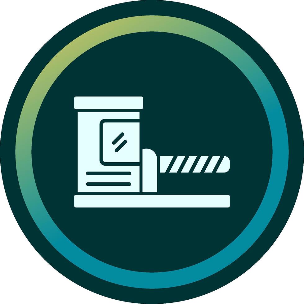 Parking Barrier Vector Icon
