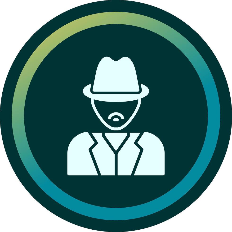 icono de vector de detective