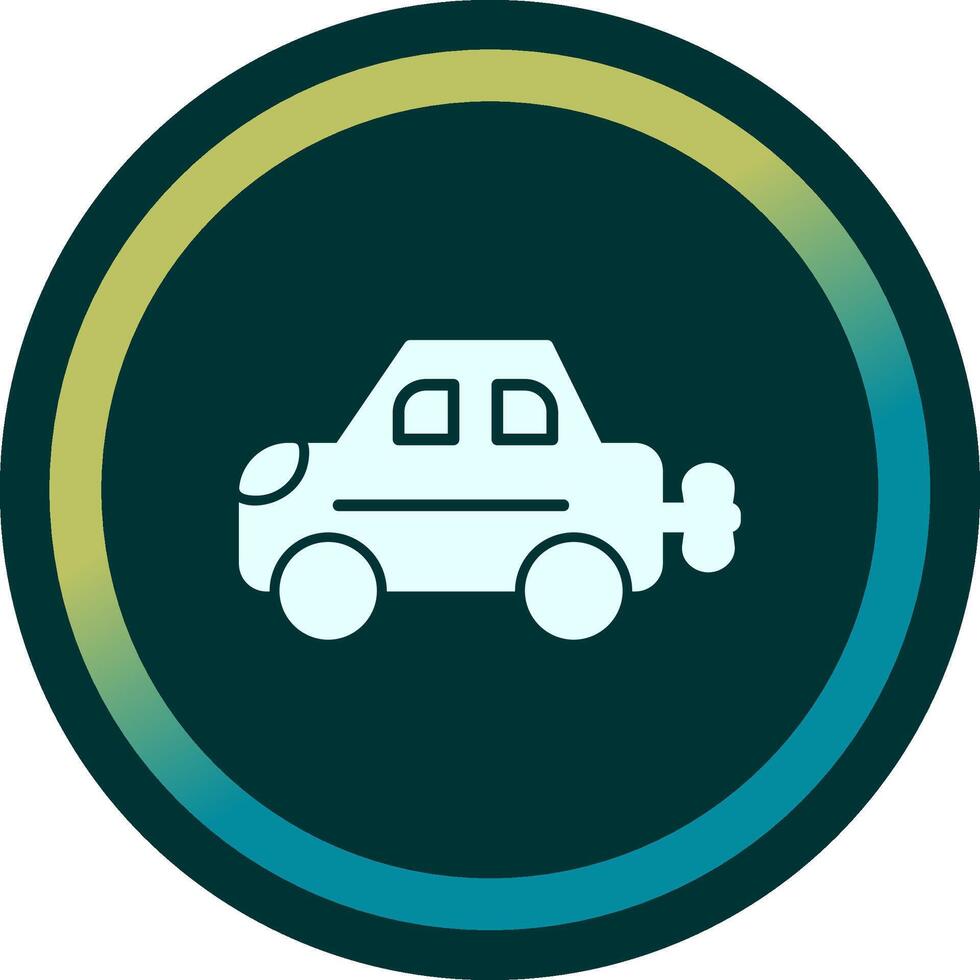 icono de vector de juguete de coche