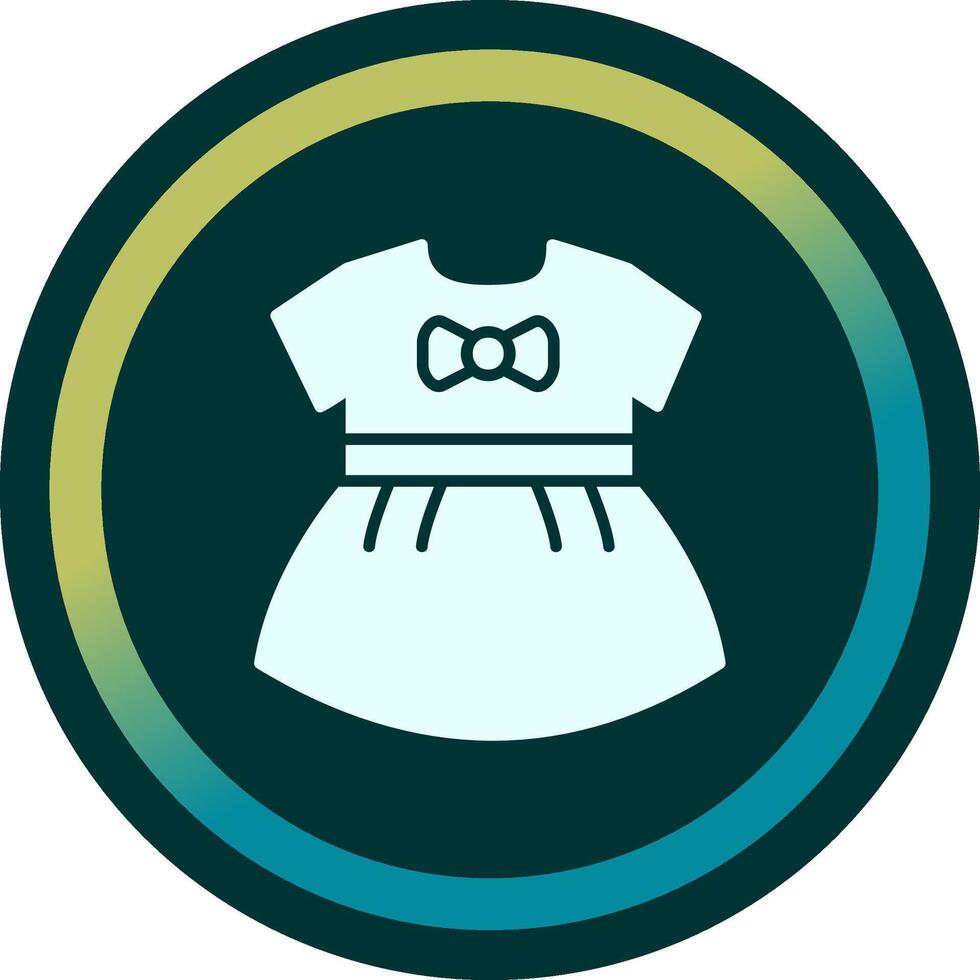 Baby Girls Dress Vector Icon