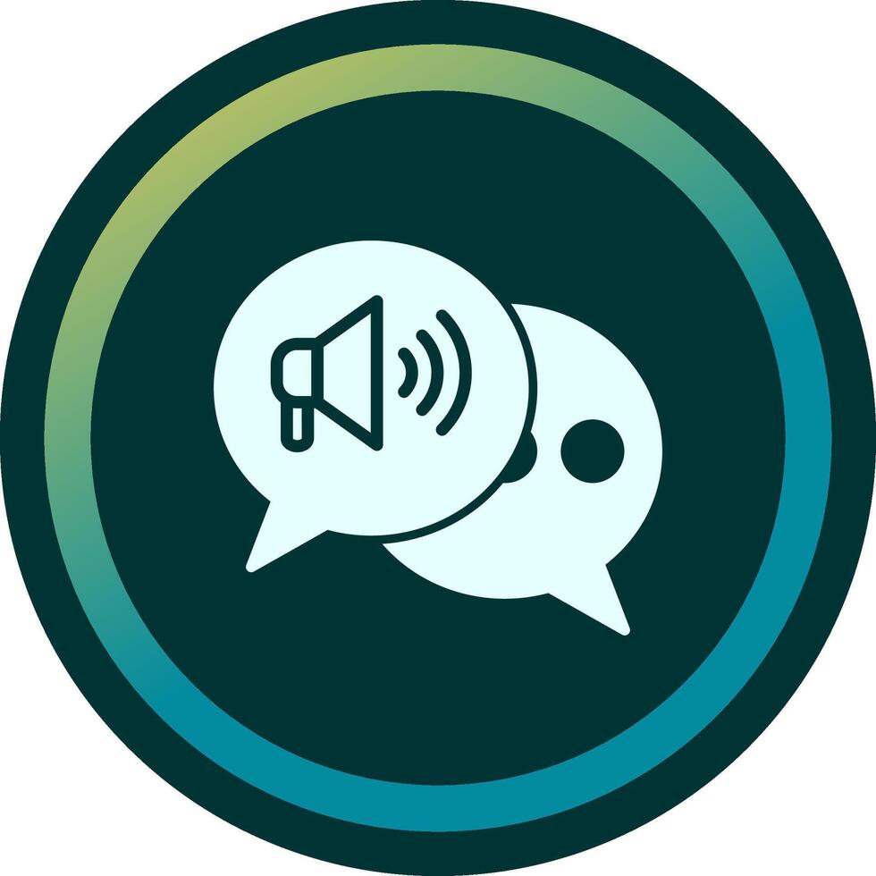 Marketing Conversation Vector Icon