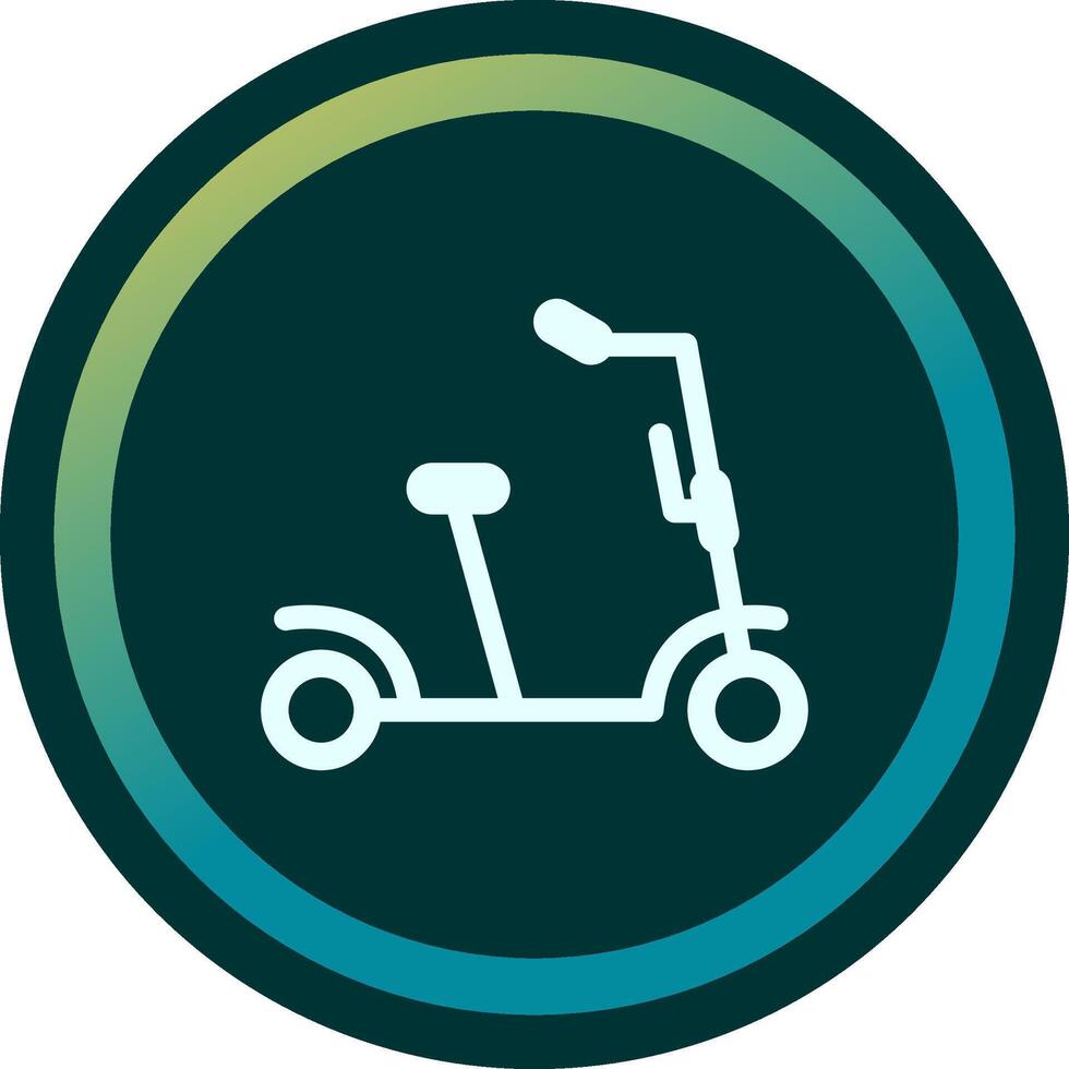 Kick Scooter Vector Icon