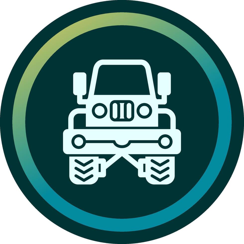 icono de vector de jeep