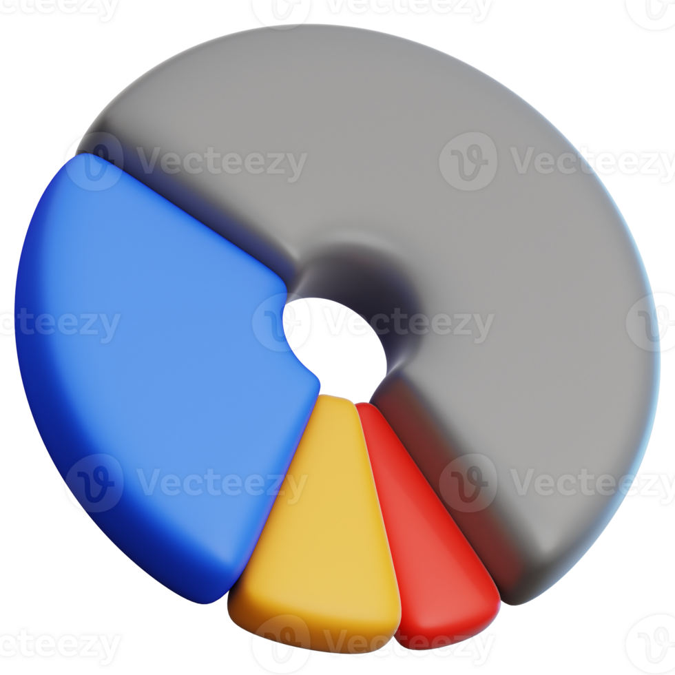 Diagramm 3d Illustration zum Netz, Anwendung, Infografik, usw png