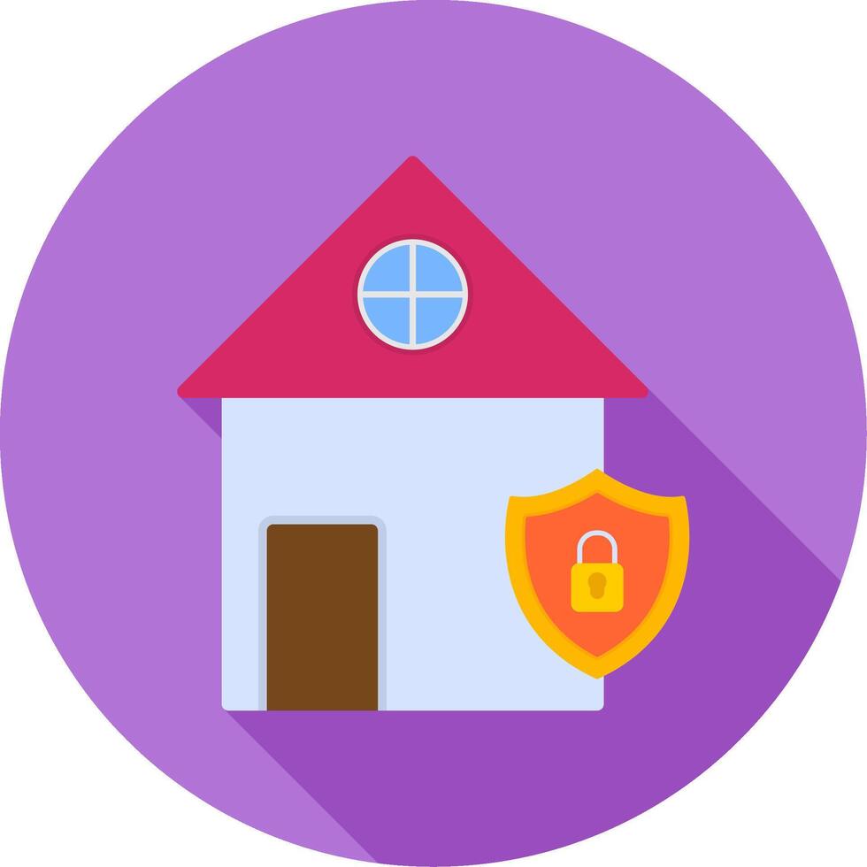 hogar seguridad vector icono