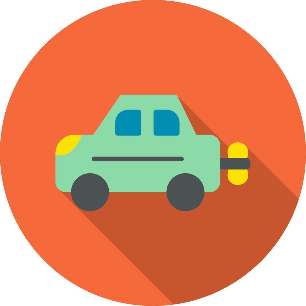 icono de vector de juguete de coche