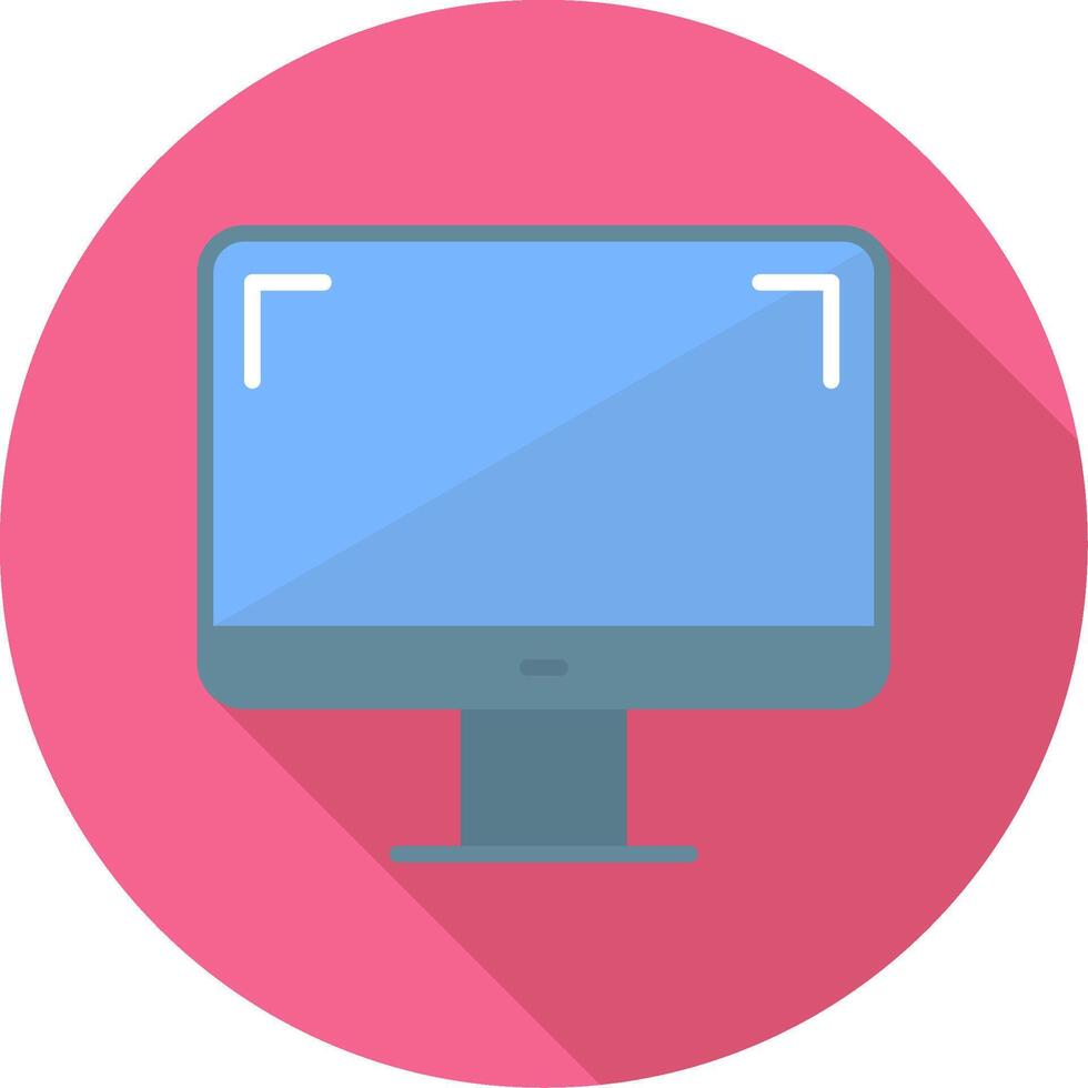 monitor de icono de vector