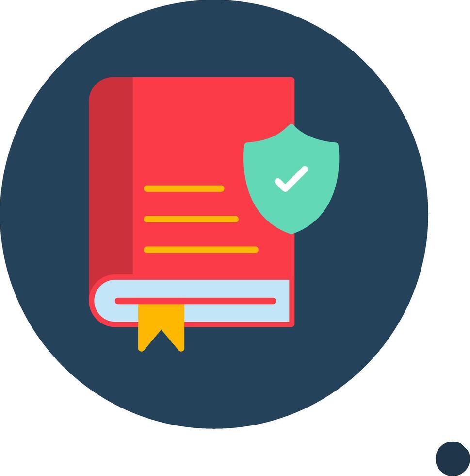 Book Secure Vector Icon