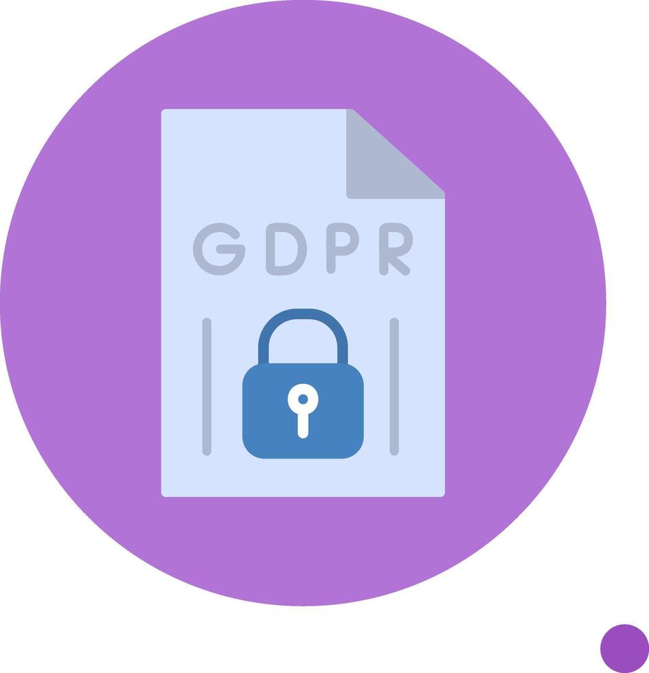 gdpr vector icono