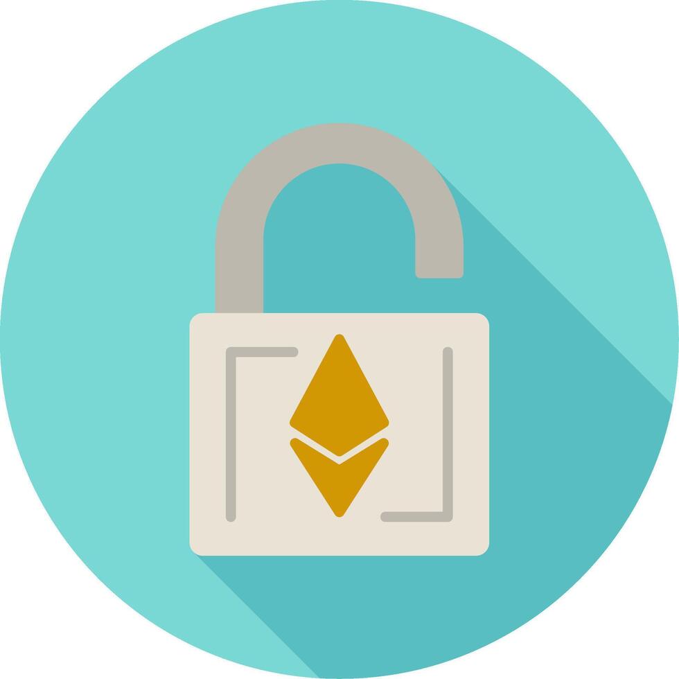 Ethereum UnLock Vector Icon