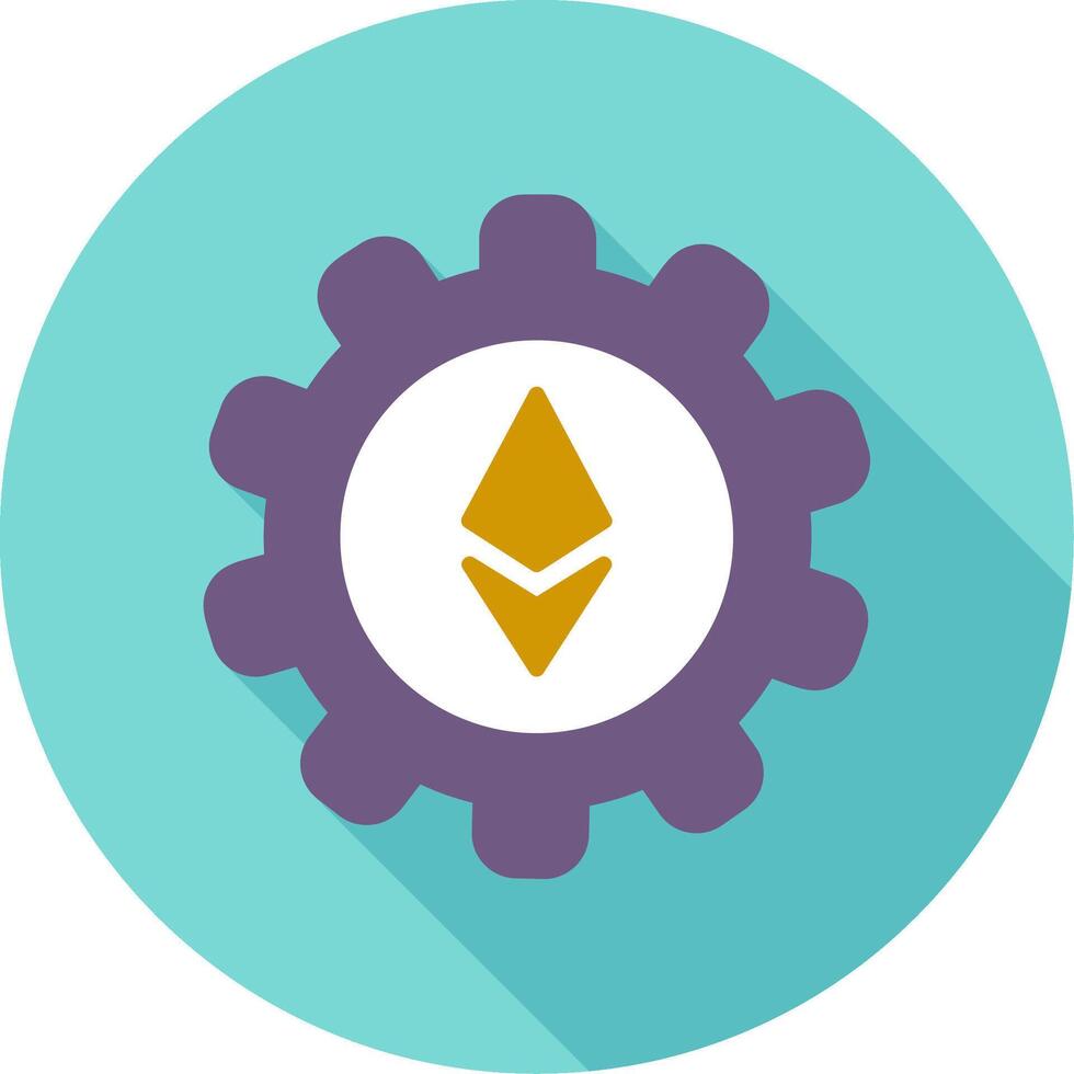 Ethereum Setting Vector Icon