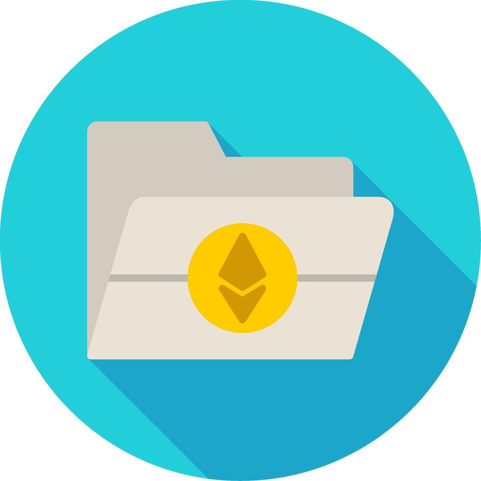 Ethereum Folder Vector Icon