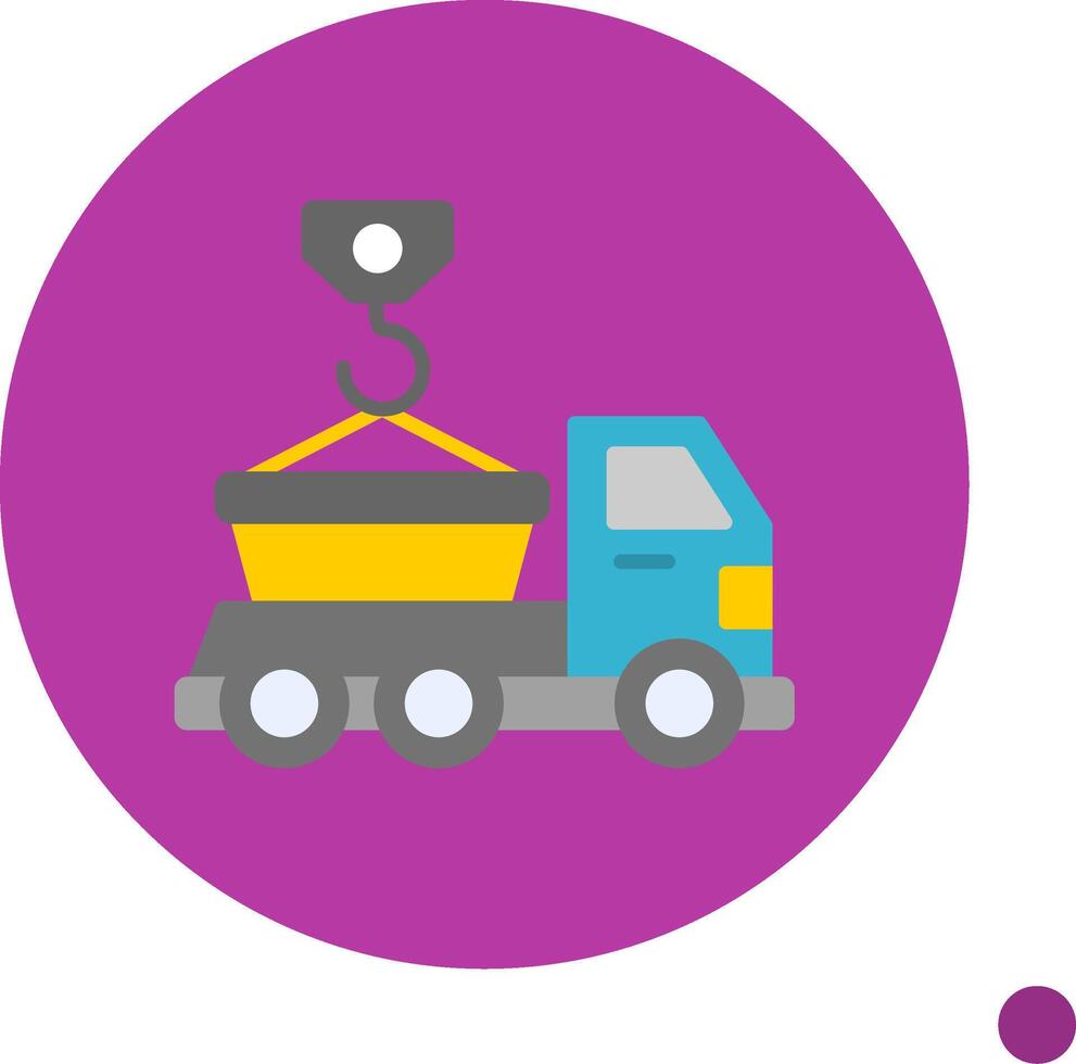 Skip Truck Vector Icon