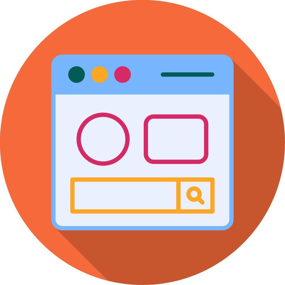 Search Page Vector Icon