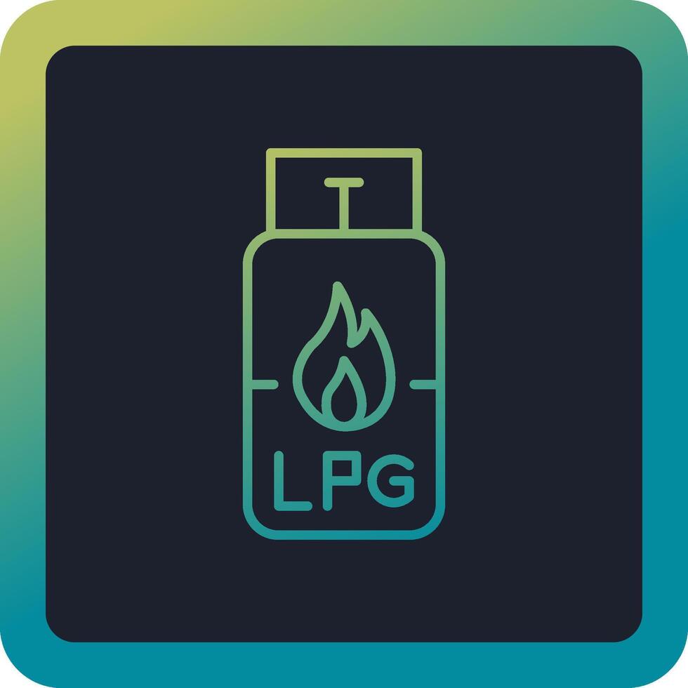 Gas Cylinder Vector Icon