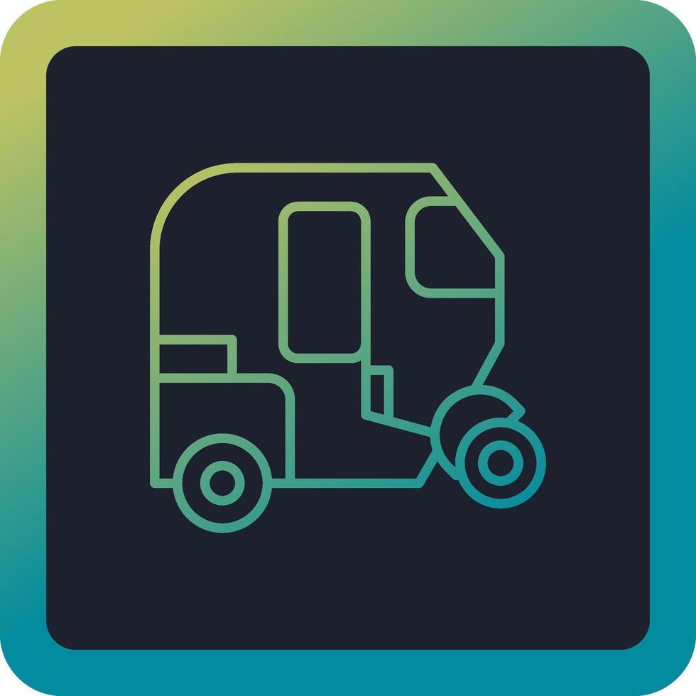 Tuk Tuk Vector Icon