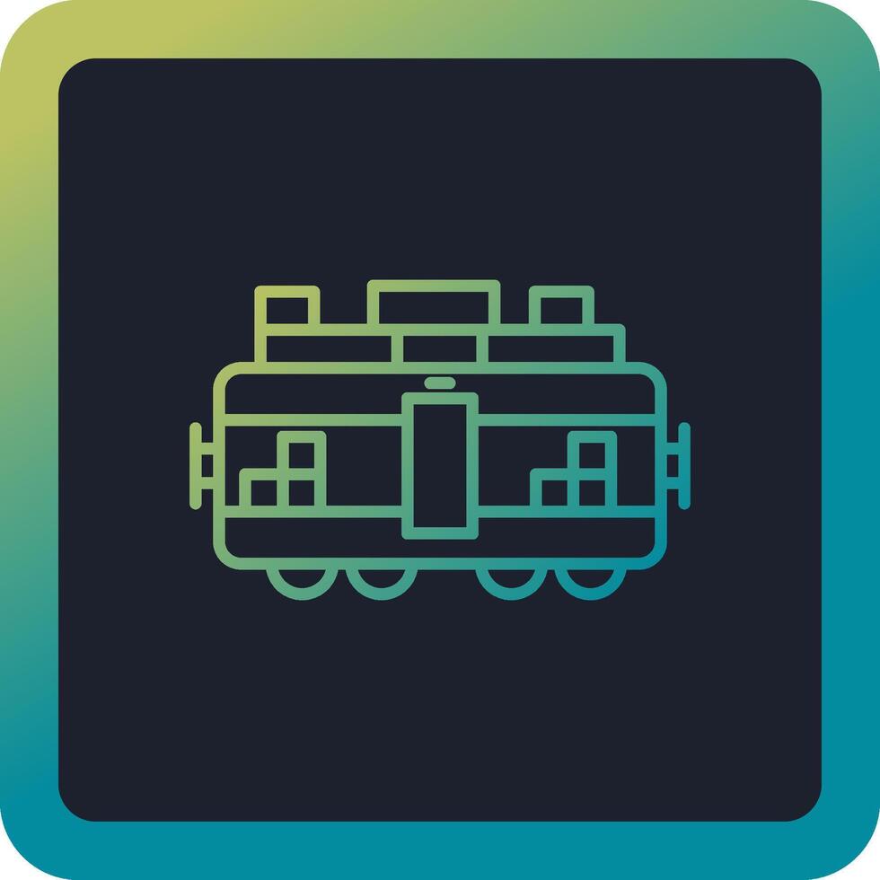 tren carga vector icono