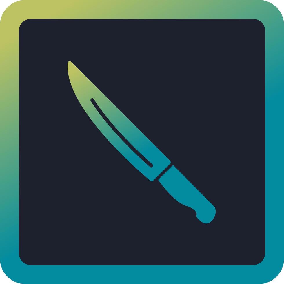 icono de vector de cuchillo