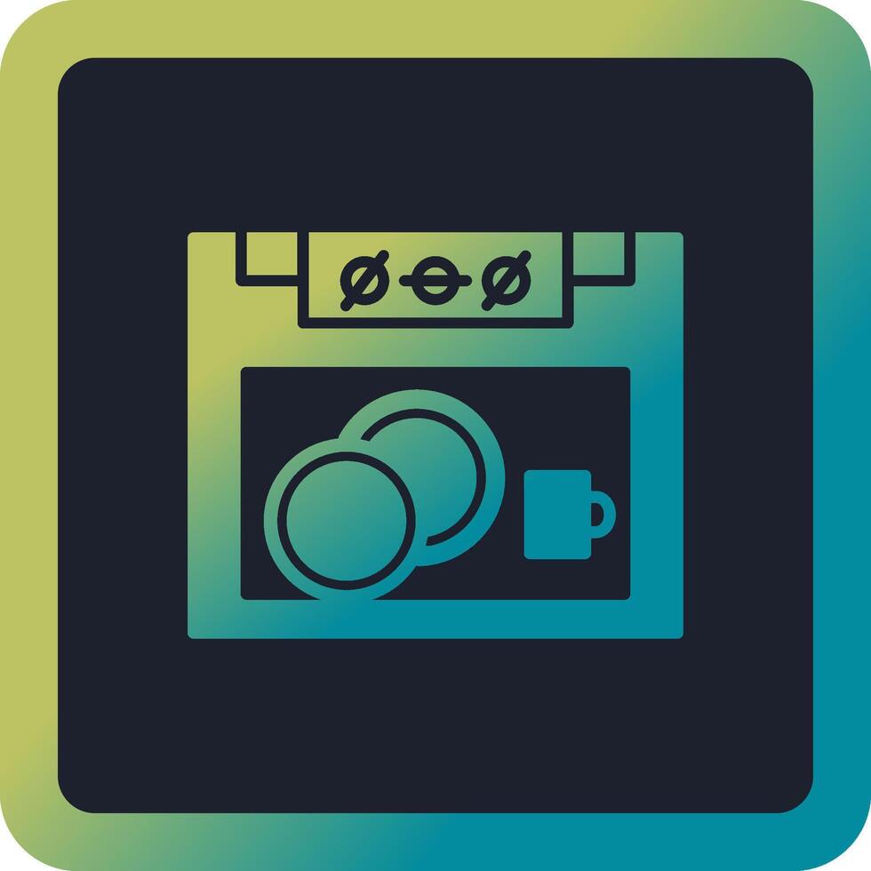 Dish Washer Vector Icon