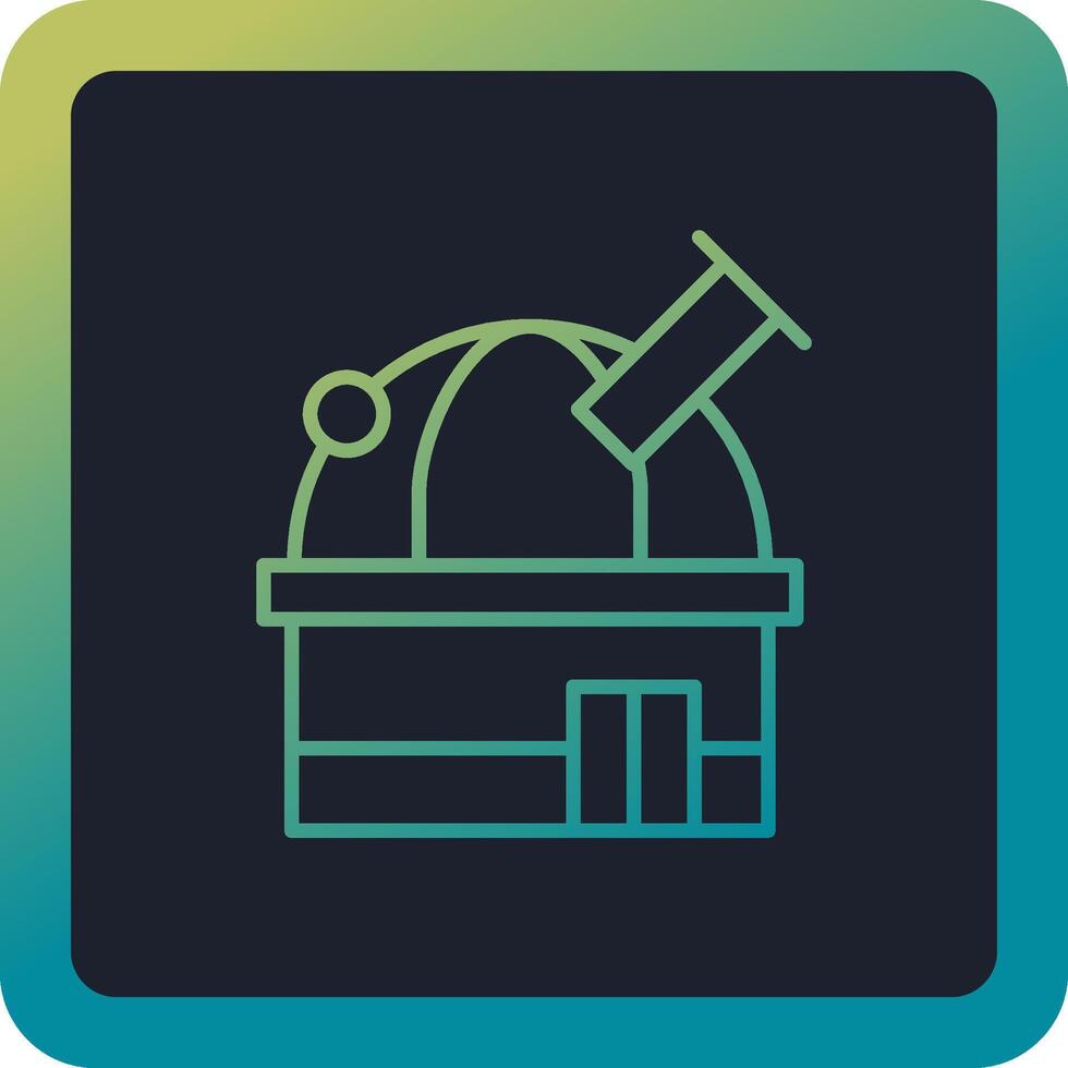 Space Observatory Vector Icon