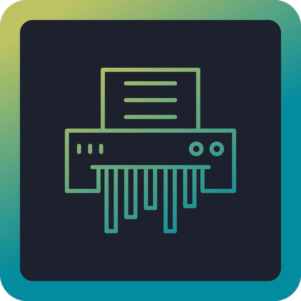 Paper Shredder Vector Icon