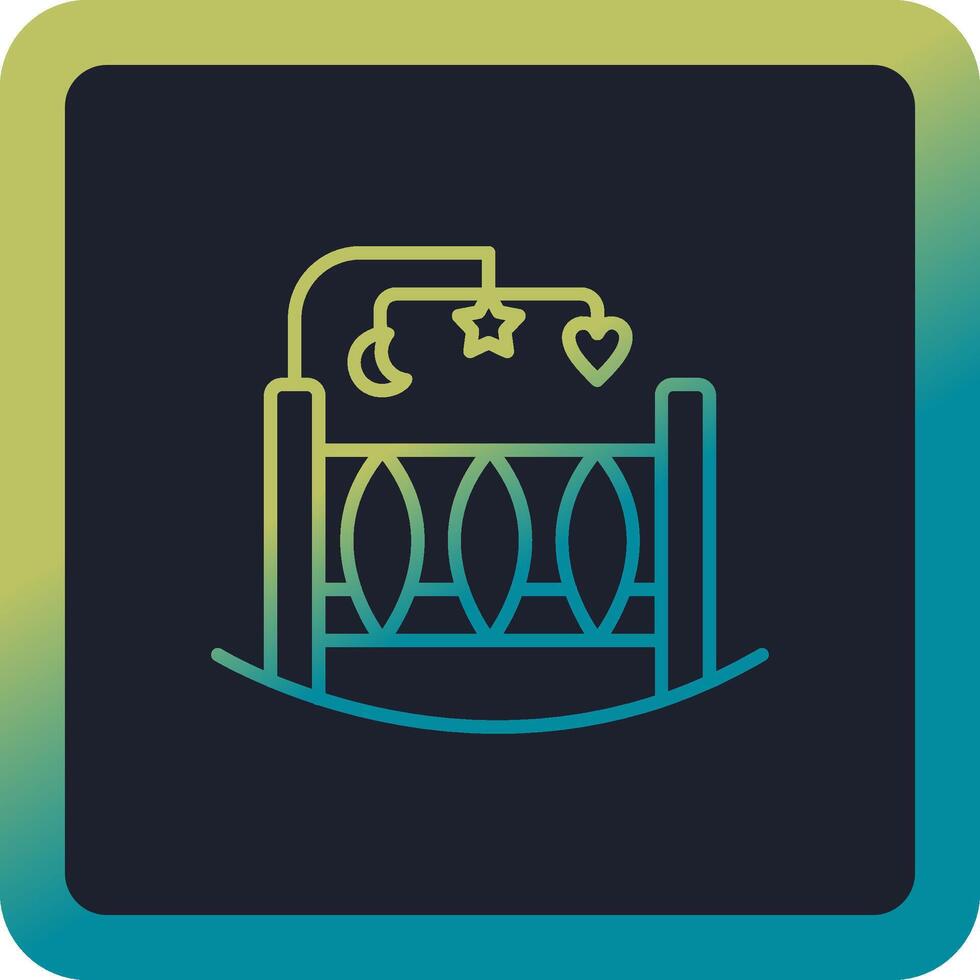 Crib Vector Icon