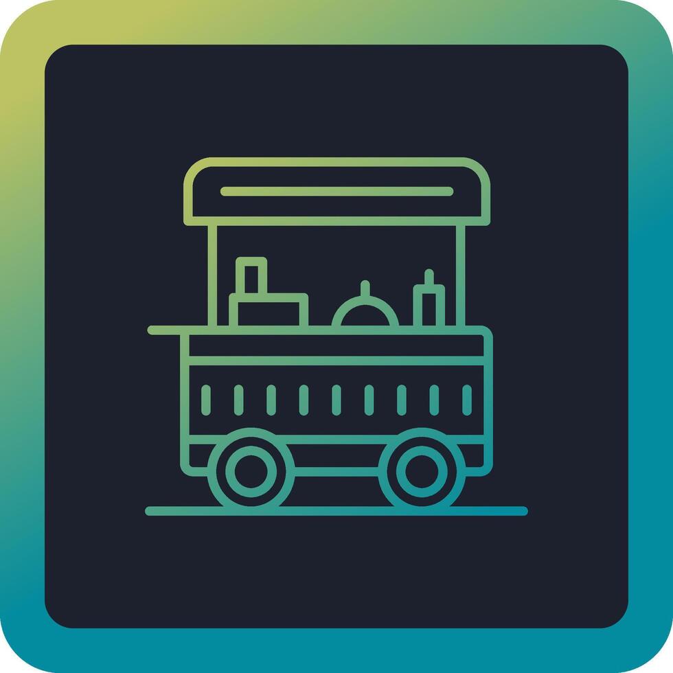 Food Cart Vector Icon