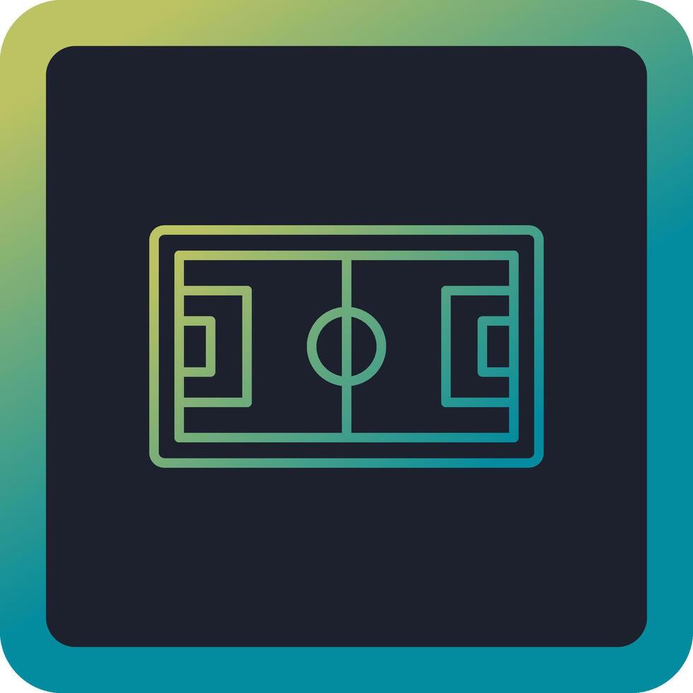 Football Pitch Vector Icon