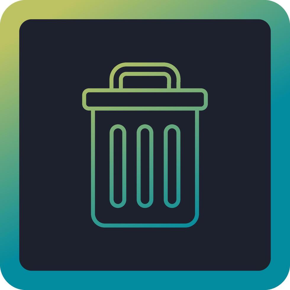 Trash Bin Vector Icon