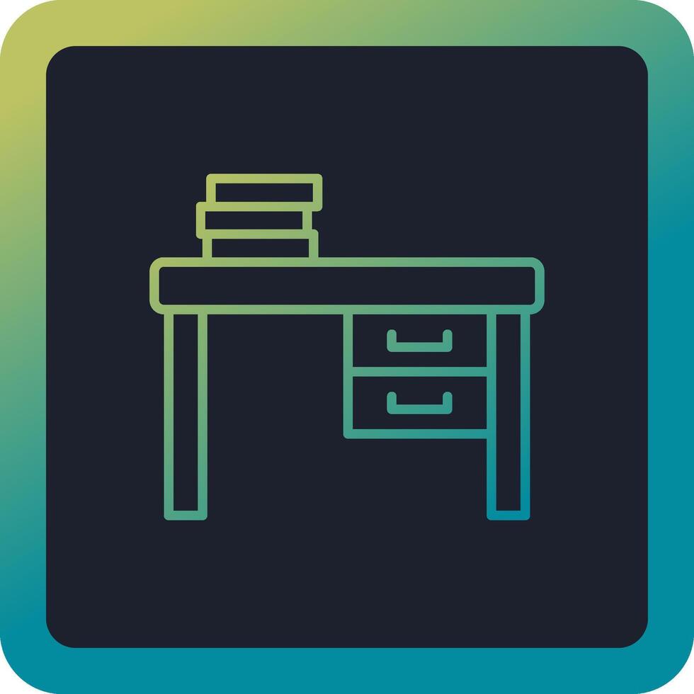 Work Desk Vector Icon