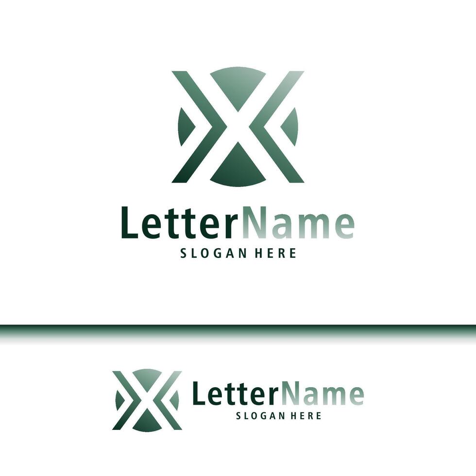 Modern letter X logo design vector. Creative X logo concepts template vector